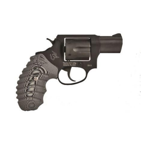 Taurus 856 Ultra Lite Handgun .38 Spl(+P) 6rd Capacity 2" Barrel Black Frame VZ Gray Cyclone Grip - Precision Shot Firearms