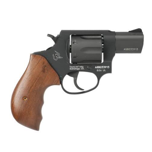 Taurus 856 Ultra Light Handgun .38 Spl 6rd Capacity 2" Barrel Turkish Black Frame Walnut Grips - Precision Shot Firearms