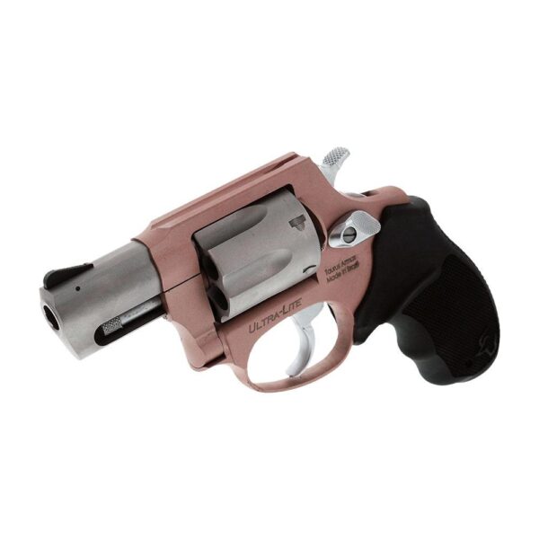 Taurus 856 Ultra Light Handgun .38 Spl 6rd Capacity 2" Barrel Rose Gold and Stainless Steel - Precision Shot Firearms