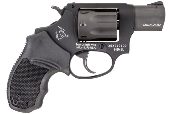 Taurus 942 Ultra Lite Handgun .22 WMR 8rd Capacity 2" Barrel Black Finish - Precision Shot Firearms