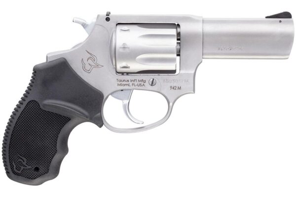 Taurus 942 Handgun .22 WMR 8rd Capacity 3" Barrel Stainless Finish - Precision Shot Firearms