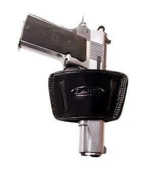 TAGUA INSIDE WAISTBAND BLACK LARGE LEATHER HOLSTER - Precision Shot Firearms