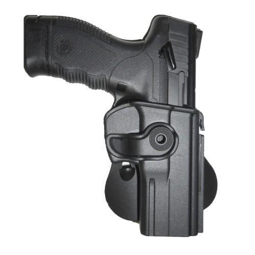 Tagua Gunleather Push Button Lock Style Holster for S&W Shield Black Right Hand - Precision Shot Firearms