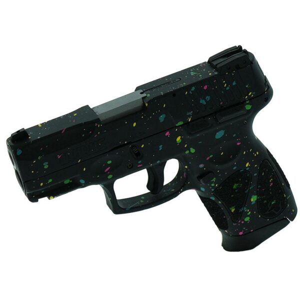 Taurus G2C Custom "Multi-Color Paint Splatter" Handgun 9mm Luger 12rd Magazines (2) 3.2" Barrel - Precision Shot Firearms