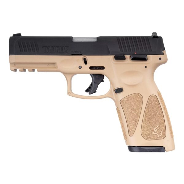 Taurus G3 Tenifer Matte Black/Tan 9mm Luger Full Size 17rds. Steel Sights 4" Barrel - Precision Shot Firearms