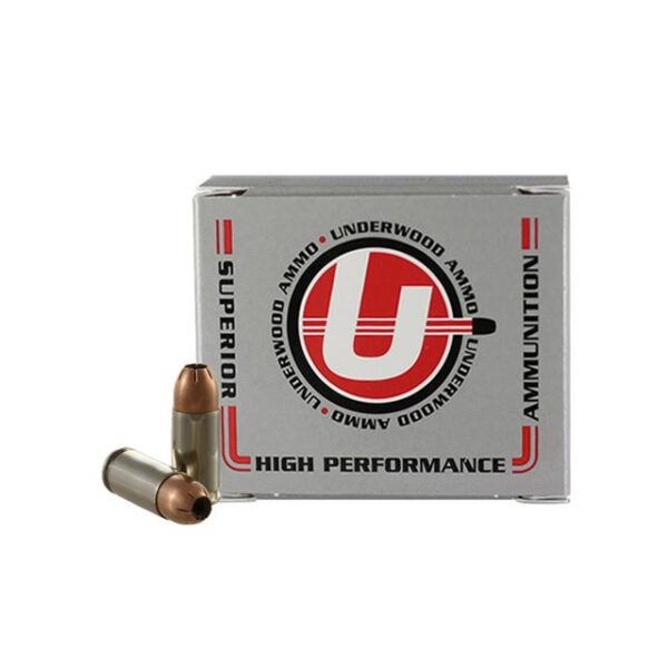 Underwood Hunting & Self Defense Handgun Ammunition 9mm Luger(+P) 124gr JHP 1225 fps 20/ct - Precision Shot Firearms
