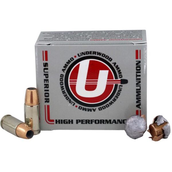 Underwood Ammo Handgun Ammunition 9mm Luger(+P+) 147gr JHP 1175 fps 20/ct - Precision Shot Firearms