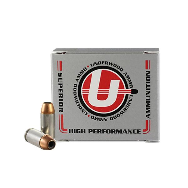 Underwood Ammo Sporting Jacketed Hollow Point Handgun Ammunition 40 S&W 150gr JHP 1300 fps 20/ct - Precision Shot Firearms