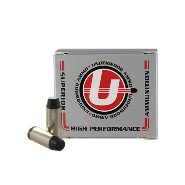 Underwood Ammo Hard Cast Flat Nose Handgun Ammunition 10mm Auto 220gr FN 1200 fps 20/ct - Precision Shot Firearms
