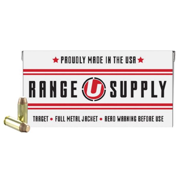 Underwood Range Supply Handgun Ammunition 10mm Auto 180 Grain FMJ 1250 fps 50/ct - Precision Shot Firearms