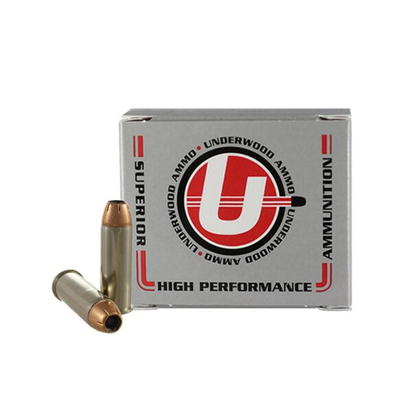 Underwood Hunting & Self Defense Handgun Ammunition .44 Rem Mag 240gr JHP 1500 fps 20/ct - Precision Shot Firearms