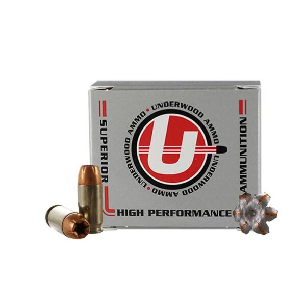 Underwood Ammo Handgun Ammunition 45 Auto (+P) 230gr JHP 1000 fps 20/ct - Precision Shot Firearms
