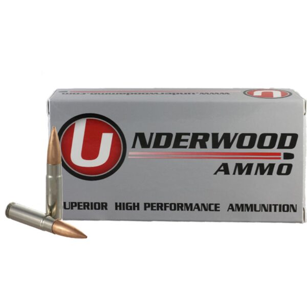 Underwood Ammo Match Hollow Point Boat Tail Rifle Ammunition 300 Blackout 220gr HPBT 1030 fps 20/ct - Precision Shot Firearms