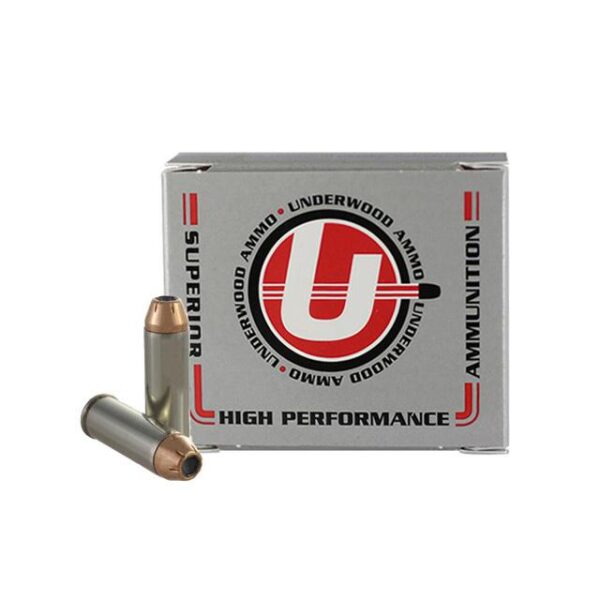 Underwood Ammo XTP Jacketed Hollow Point Handgun Ammunition 45 Colt (+P) 300gr JHP 1300 fps 20/ct - Precision Shot Firearms
