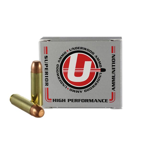 Underwood Ammo Rifle Ammunition 50 Beowulf 350gr FMJ 2449 fps 20/ct - Precision Shot Firearms