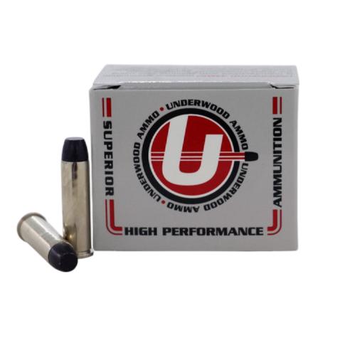 Underwood Ammo Lead Flat Nose Gas Check Handgun Ammunition 357 Mag 180gr LFN 784 fps 20/ct - Precision Shot Firearms
