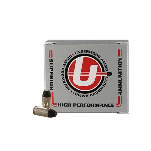 Underwood Flat Nose Black Cherry Coated Handgun Ammunition .380 ACP 100gr FN 975 fps 20/ct - Precision Shot Firearms