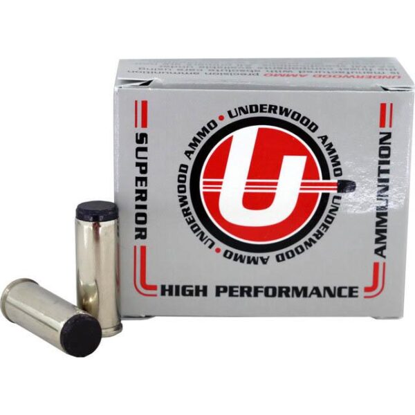 Underwood Ammo Hard Cast Wadcutter Handgun Ammunition 45 Colt 225gr LWC 1050 fps 20/ct - Precision Shot Firearms