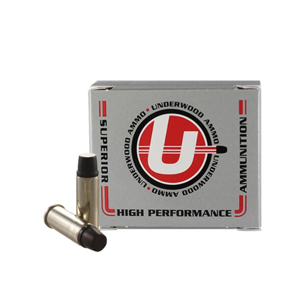Underwood Ammo Lead Keith-Type Semi-Wadcutter Gas Check Handgun Ammunition 44 Spl 255gr LSWC 1000 fps 20/ct - Precision Shot Firearms