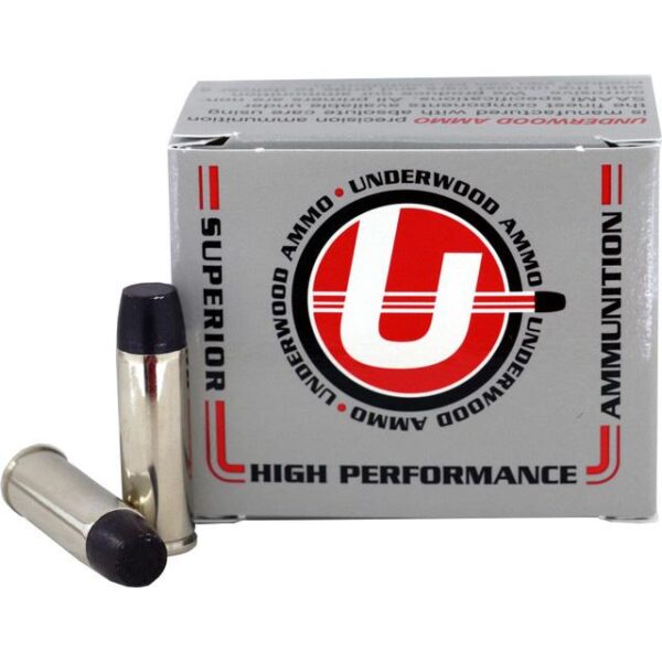 Underwood Ammo Lead Wide Long Nose Gas Check Handgun Ammuniton 41 Rem Mag 265gr SP 1350 fps20/ct-Will not work in Taurus Judge - Precision Shot Firearms