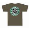 Tuff Products Guns and Coffee Short Sleeve Shirt OD Green L - Precision Shot Firearms
