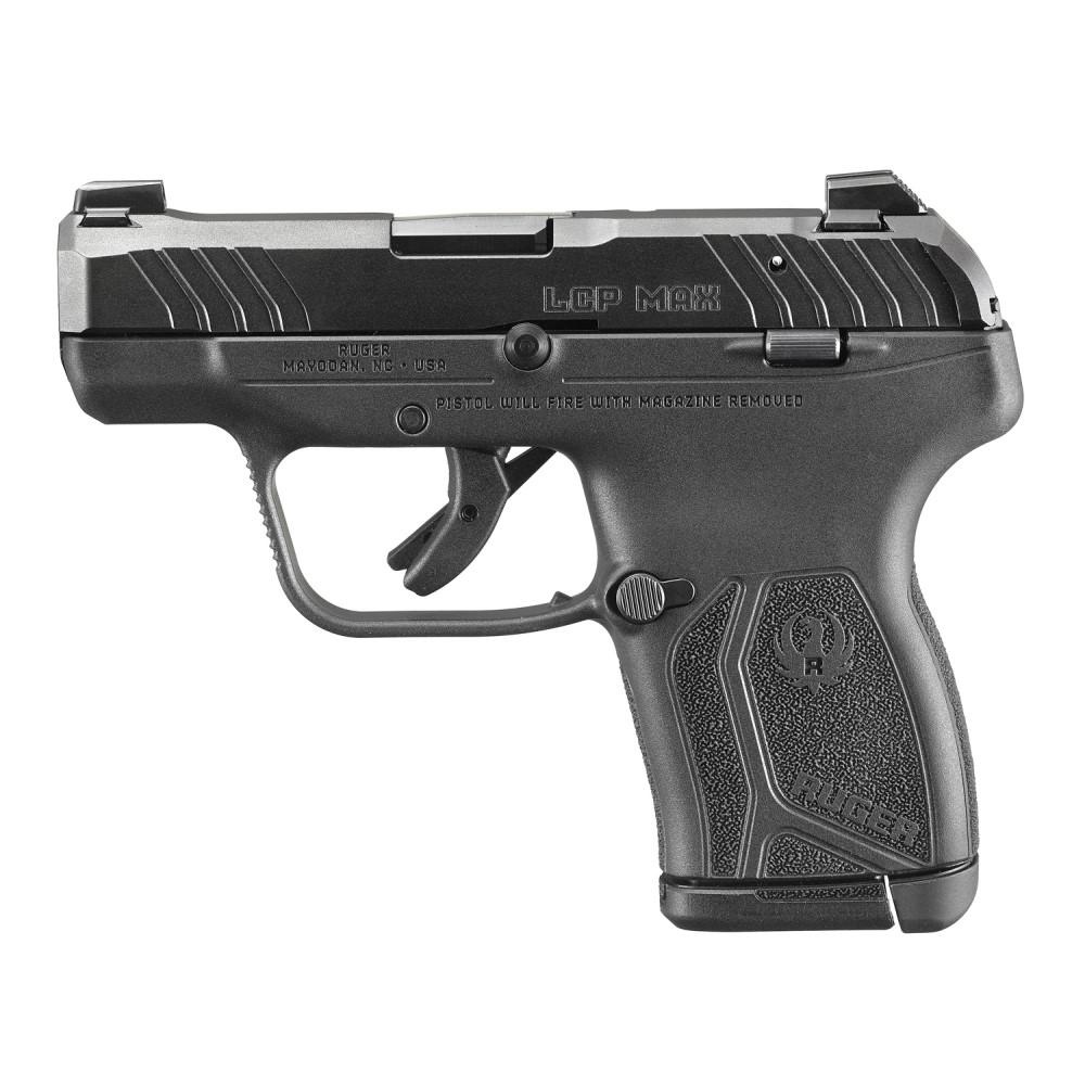 Ruger LCP Max Handgun 380 Auto 10rd Magazine 2.8" Barrel Black Night Sights - Precision Shot Firearms