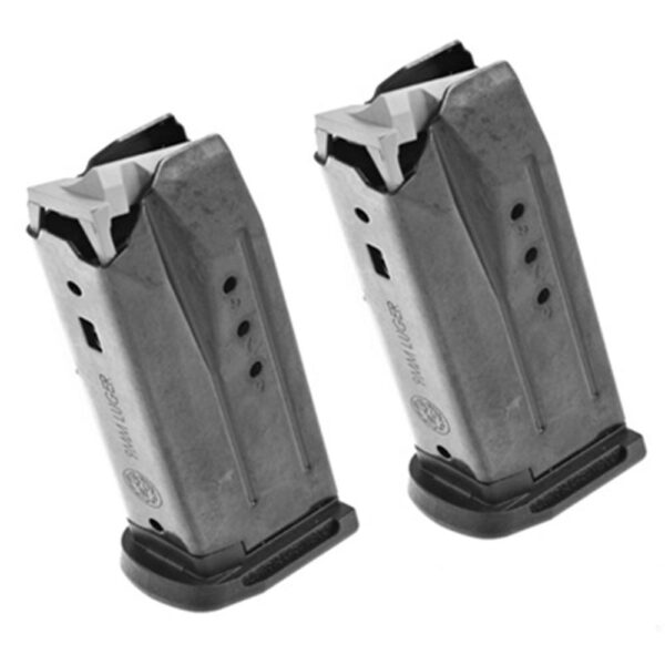 Ruger Security-9 Compact Magazine 9mm Luger Black Oxide Steel 10/rd 2/ct - Precision Shot Firearms