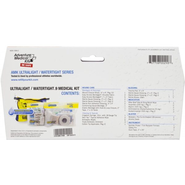 Ready Brands Adventure Medical Kits Ultralight / Watertight Series - .9 - Precision Shot Firearms