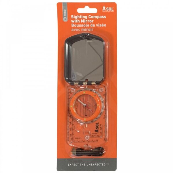 Survive Outdoors Longer Sighting Compass with Mirror - Precision Shot Firearms