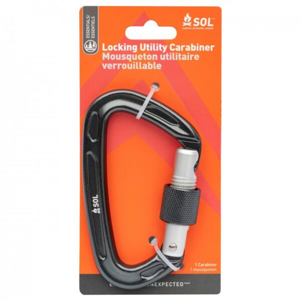 Survive Outdoors Longer Locking Utility Carabiner 10 cm - Precision Shot Firearms