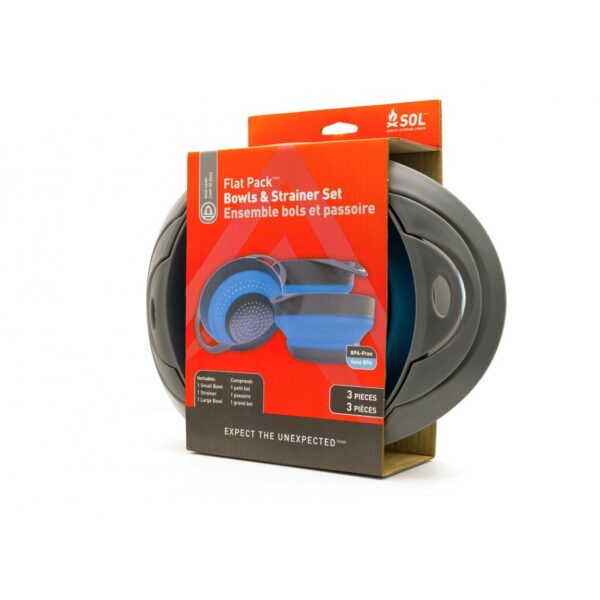 Ready Brands Survive Outdoors Longer Flat Pack Bowls and Strainer Set - Precision Shot Firearms