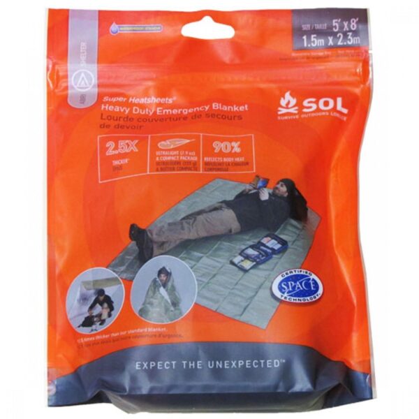 Survive Outdoors Longer Heavy Duty Emergency Blanket OD Green - Precision Shot Firearms