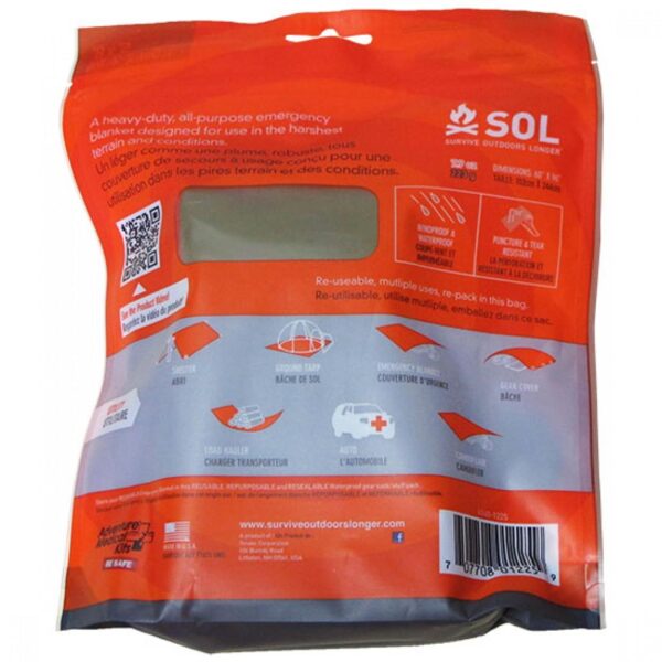 Survive Outdoors Longer Heavy Duty Emergency Blanket OD Green - Precision Shot Firearms
