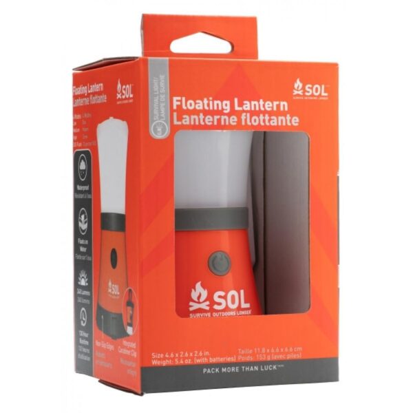Survive Outdoors Longer Floating Lantern with Power Bank 240 Lumens Orange - Precision Shot Firearms