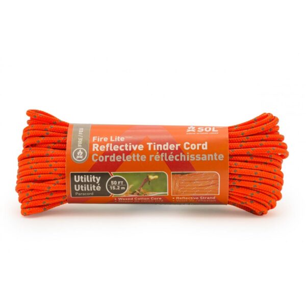 Ready Brands Survive Outdoors Longer Fire Lite Utility Reflective Tinder Cord 50 ft - Precision Shot Firearms