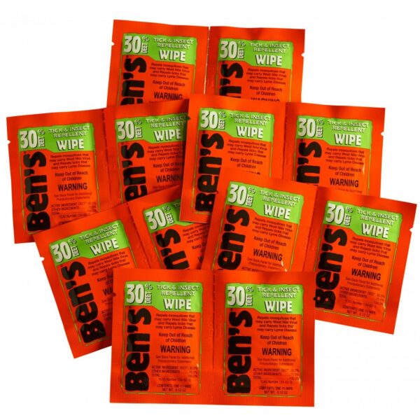 Ready Brands Ben's 30% DEET Wipes - 12/ct - Precision Shot Firearms