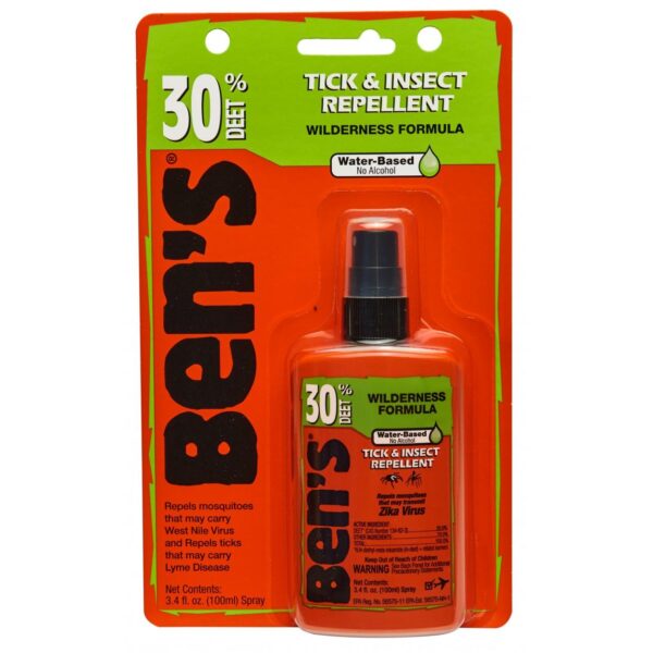 Ben's 30% DEET Pump - 3.4 oz. Carded - Precision Shot Firearms