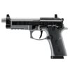 Beretta 92XI SAO Tactical Handgun 9mm Luger 10rd Magazine 5.1" Barrel Black and Silver - Precision Shot Firearms