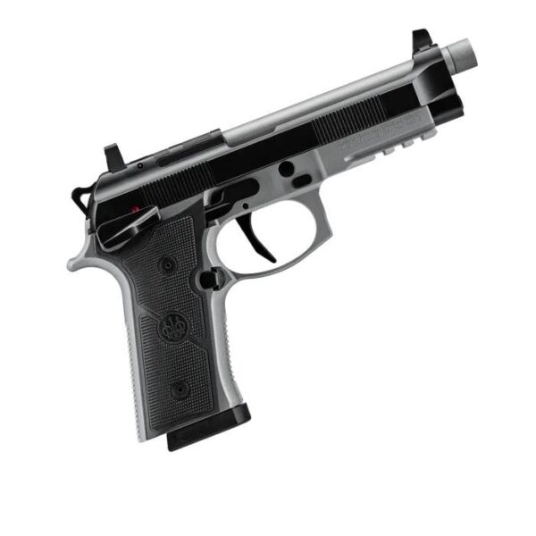 Beretta 92XI SAO Tactical Handgun 9mm Luger 10rd Magazine 5.1" Barrel Black and Silver - Precision Shot Firearms