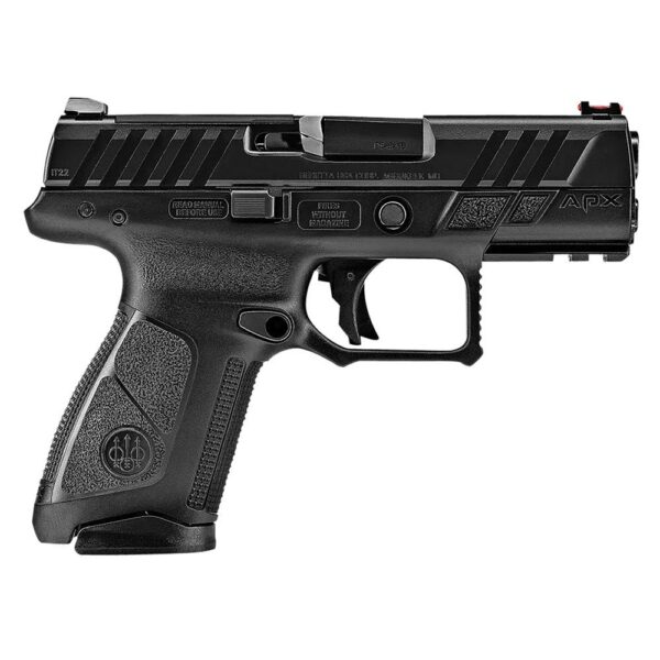 Beretta APX-A1 Compact Handgun 9mm Luger 10rd Magazines(2) 3.7" Barrel Fiber Optic Front Sight - Precision Shot Firearms