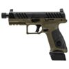 Beretta APX A1 Full Size Tactical Handgun 9mm Luger 21rd Magazines (3) 4.8" Threaded Barrel OD Green with Black Slide and Grip - Precision Shot Firearms