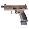 Beretta APX-A1 Full Tactical FDE Handgun 9mm Luger 21rd Magazines(3) 4.8" Threaded Barrel Optic Ready - Precision Shot Firearms