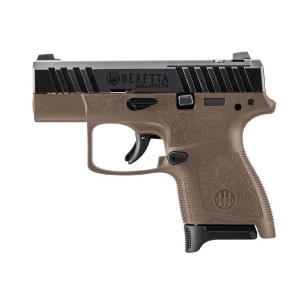 Beretta APX A1 Carry Handgun 9mm Luger 8rd Magazine 3" Barrel FDE with Black Slide - Precision Shot Firearms