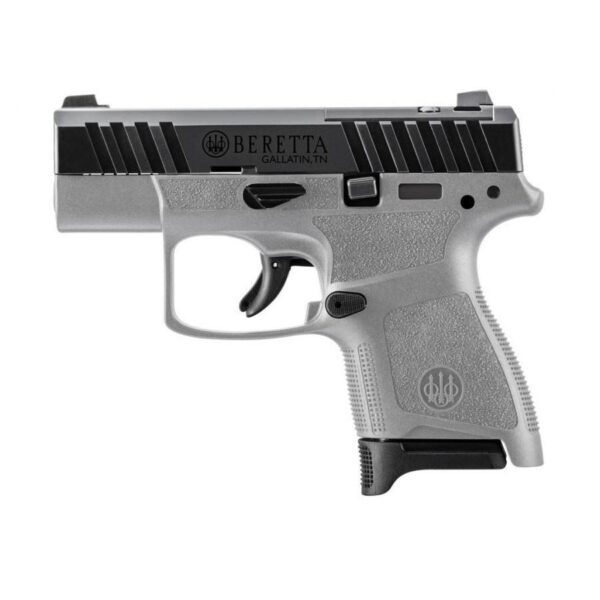Beretta APX-A1 Handgun 9mm Luger 8rd Magazine 2.9" Barrel Black Slide and Grey Frame - Precision Shot Firearms