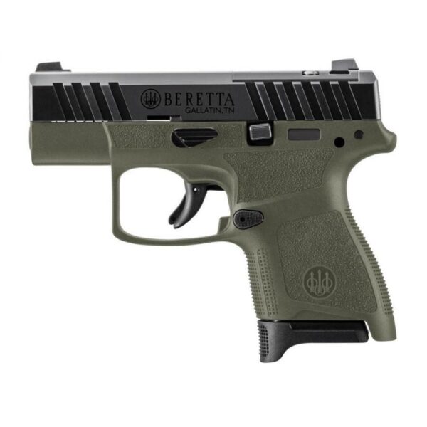 Beretta APX A1 Carry Handgun 9mm Luger 8rd Magazine 3" Barrel OD Green with Black Slide - Precision Shot Firearms
