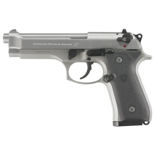 Beretta 92FS INOX Handgun 9mm Luger 15rd Magazines(3) 4.9" Barrel - Precision Shot Firearms