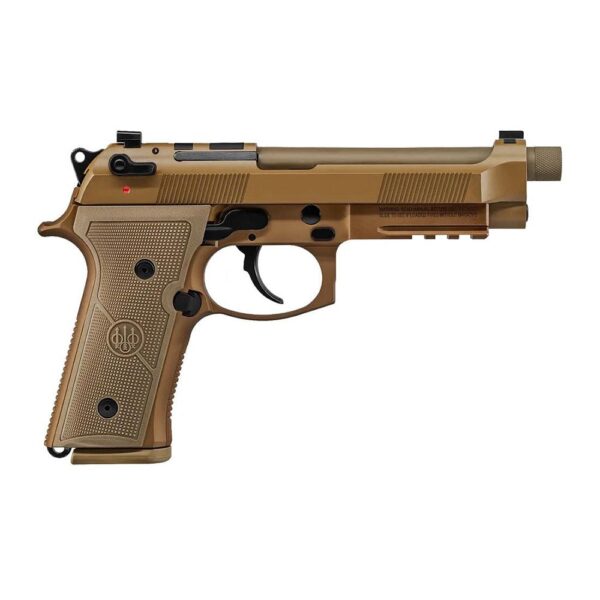 Beretta M9A4 G FDE Handgun 9mm Luger 18/rd Magazines (3) 5.1" Barrel - Precision Shot Firearms