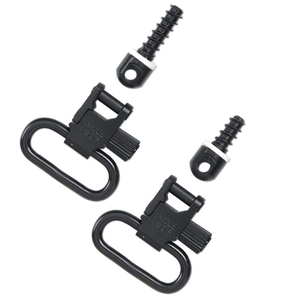 UNCLE MIKES QD SWIVELS W/ WOOD SCREWS 1" - Precision Shot Firearms