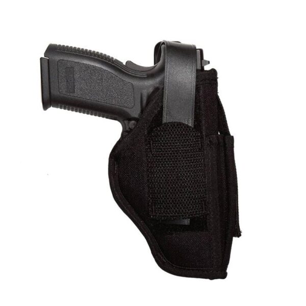 Uncle Mike's Sidekick IWB/OWB Holster with Mag Pouch Size 16 Kodra Black Ambi - Precision Shot Firearms
