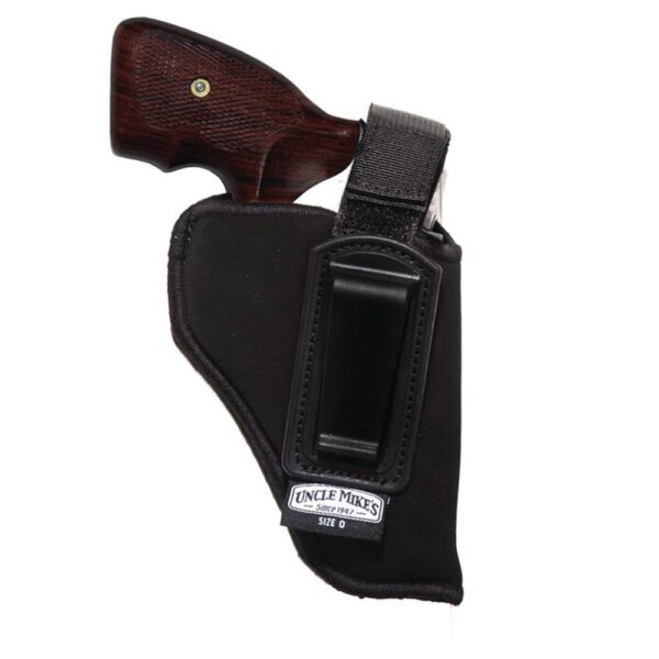 Uncle Mike's Sidekick Inside-The-Pant Holsters with Retention Strap Fits 2-3" Sm./Med. DA Revolvers (not 2" 5-shot) - Right Hand - Precision Shot Firearms